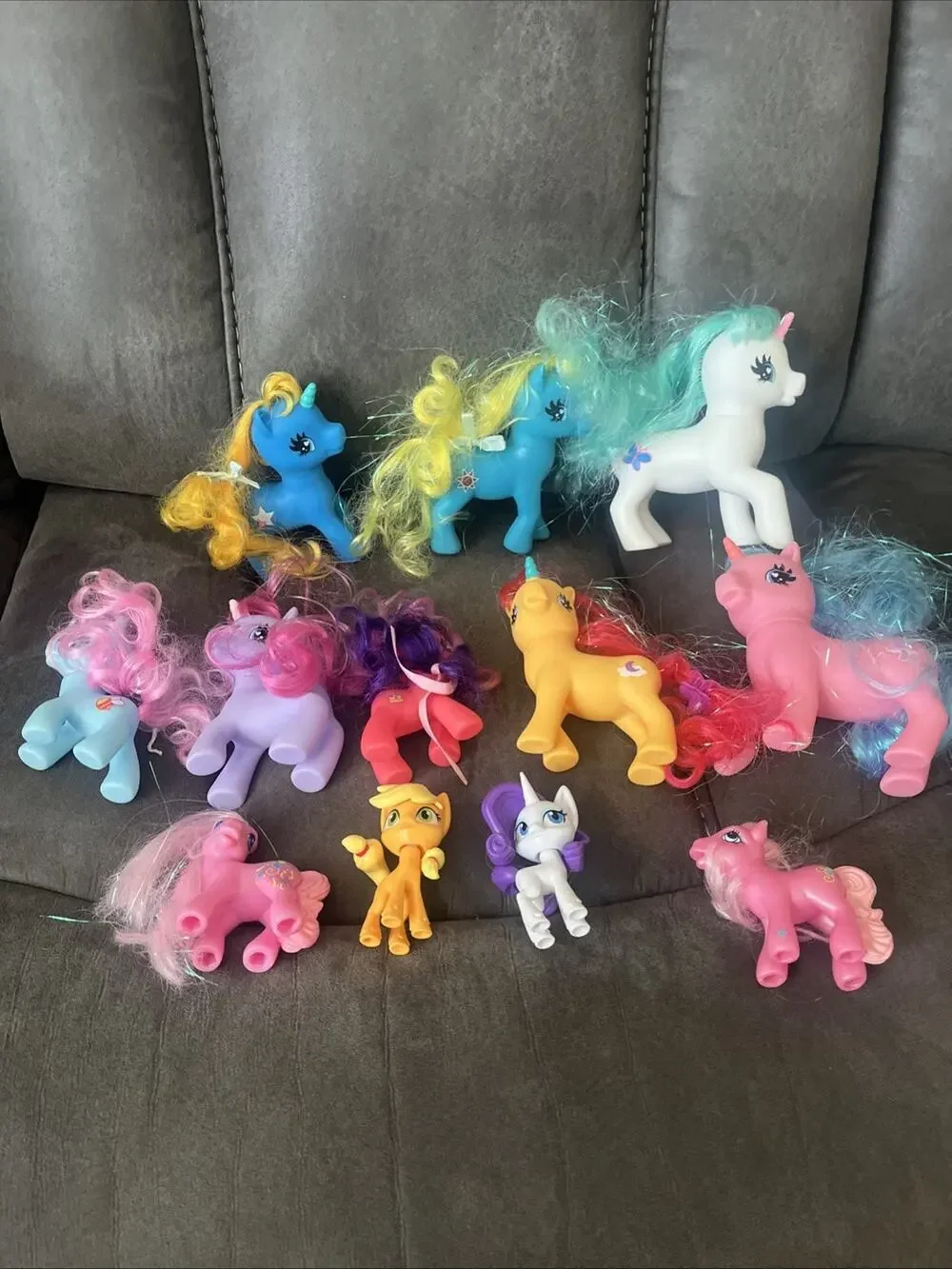 My Little Pony MLP Lot Mixed Size Figures Ponies Hasbro Vintage Bundle